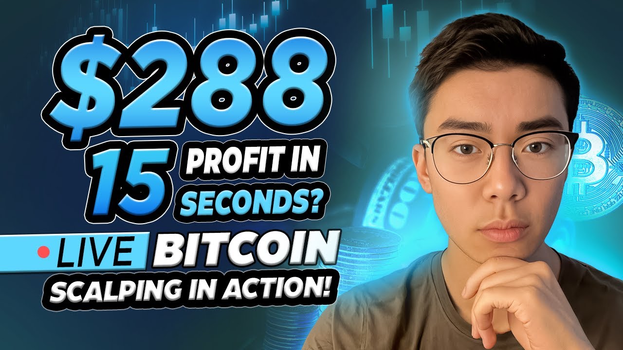 Live Day Trading Bitcoin Quick Profits in 5 Minutes