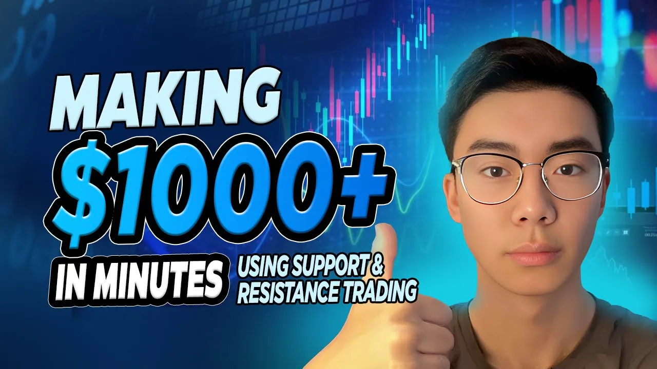 Making $1,000+ in Minutes Using Support & Resistance Trading