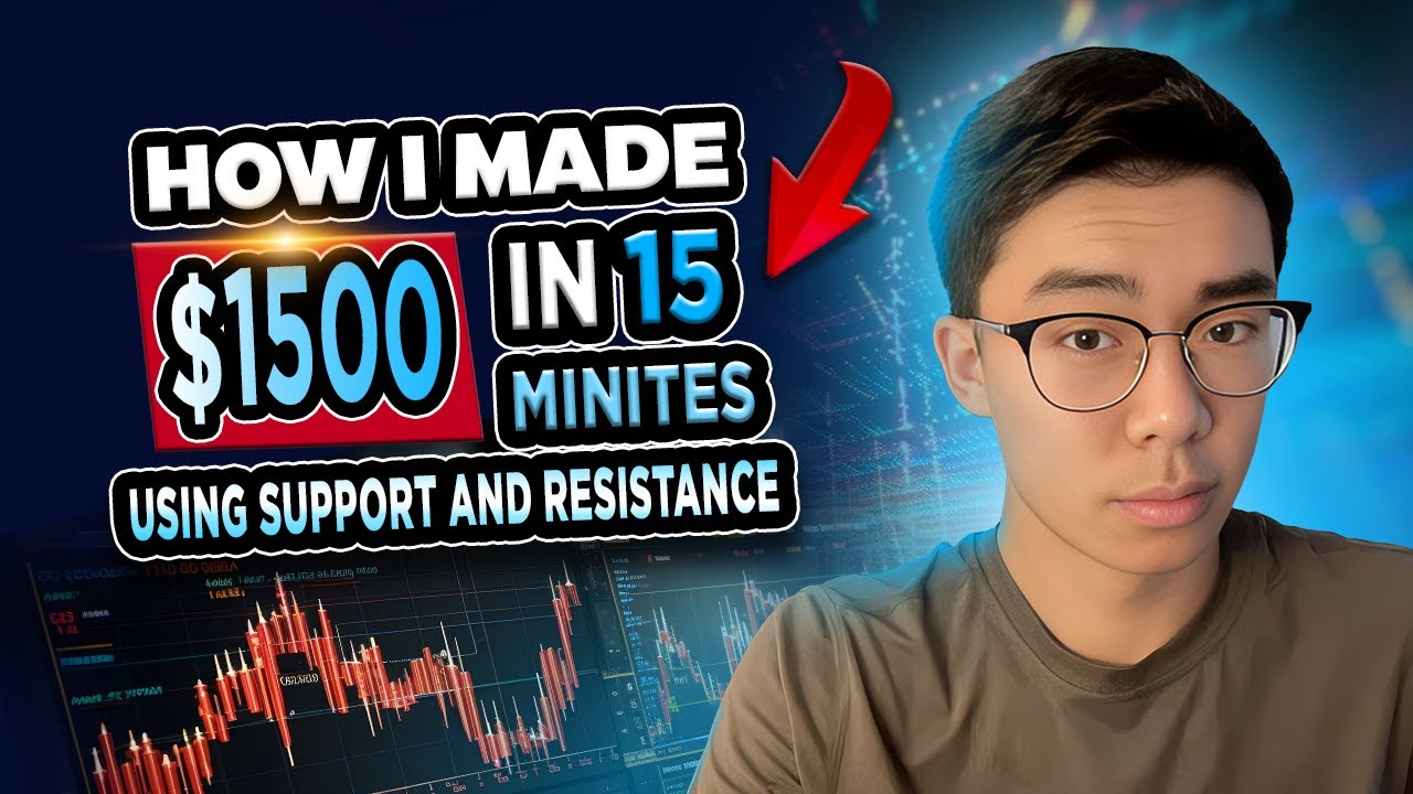 Making $1500 in 15 Minutes with Support and Resistance Recording