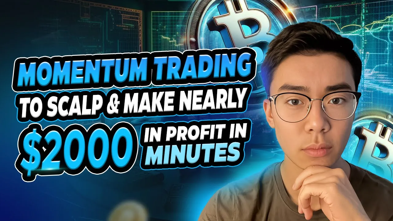 Momentum Trading to Scalp & Make Nearly $2000 in Profit in MINUTES