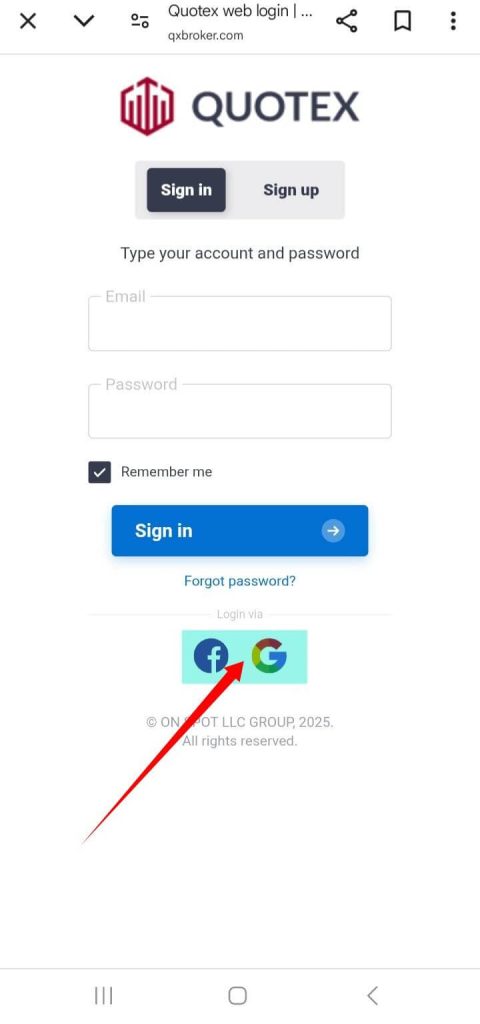One-Click Signup Options
