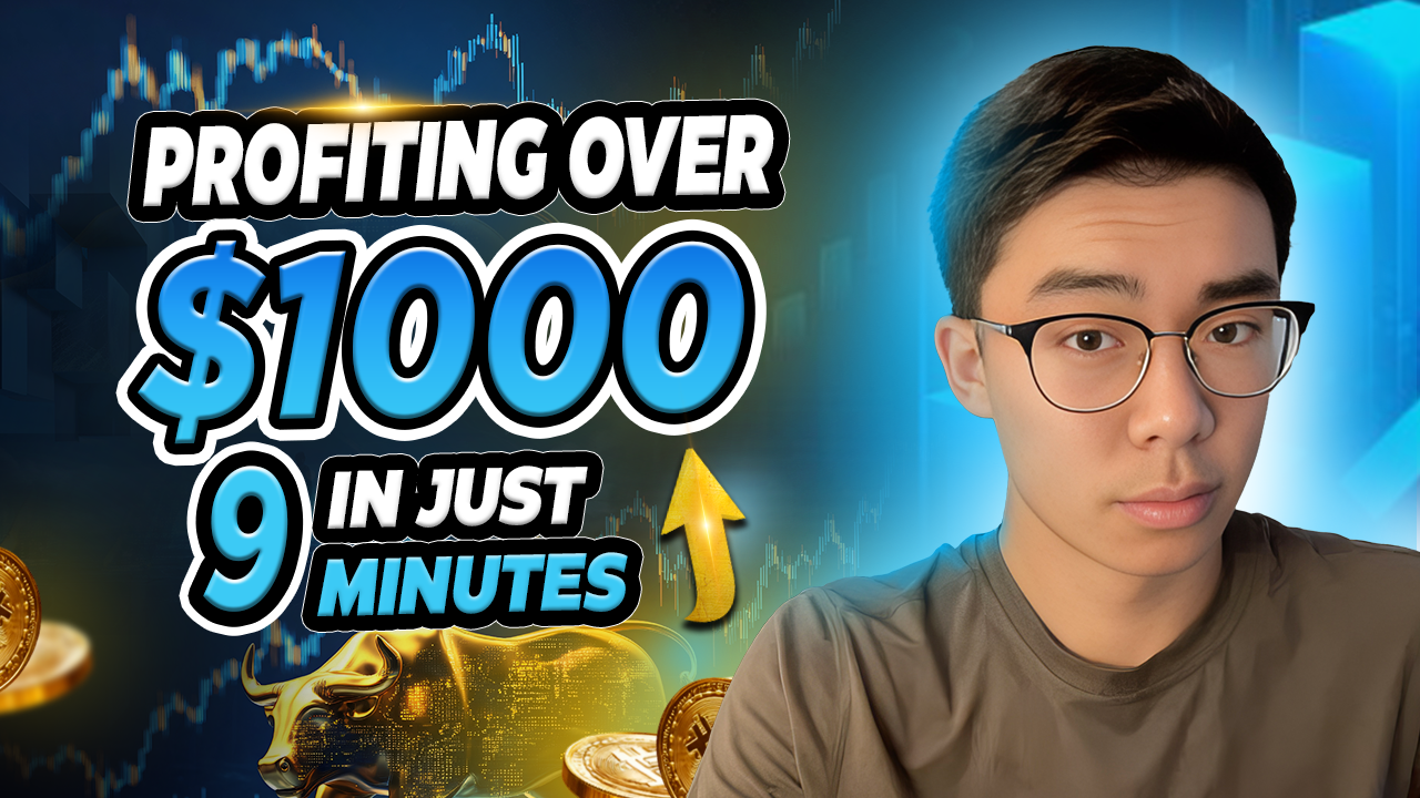 LIVE Crypto Trade Profiting Over $1000 in 9 Minutes