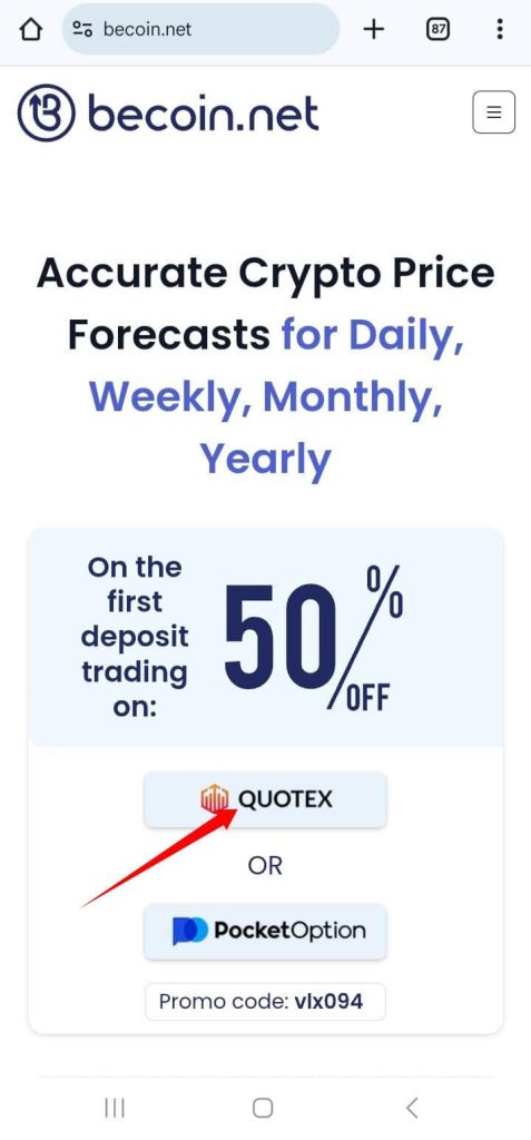 Use Becoin.net’s Link