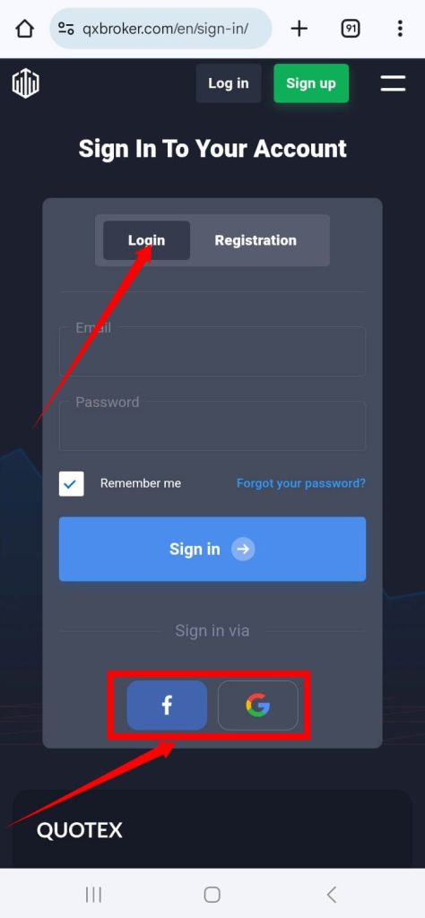 You can also use quick login methods such as Google and Facebook like I do.