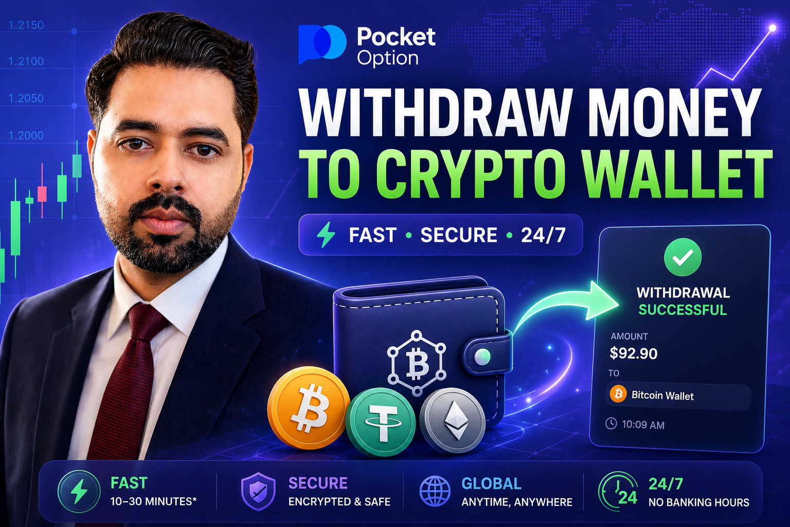 How to Withdraw Money from Pocket Option to a Crypto Wallet (Step-by-Step)