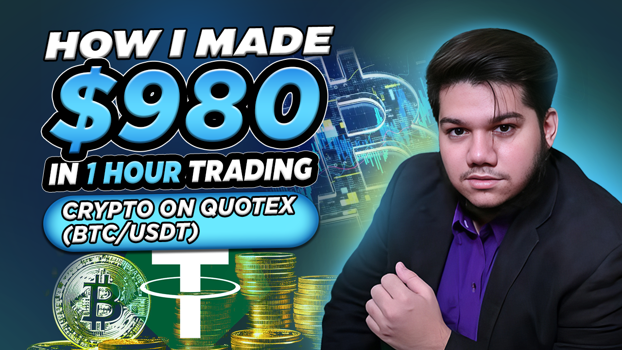 How I Made $980 in 1 Hour Trading Crypto on Quotex (BTC/USDT) Using MACD + Moving Average