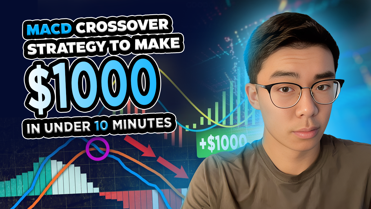MACD Crossover Strategy to Make $1,000 in Under 10 Minutes | Live Trading Breakdown