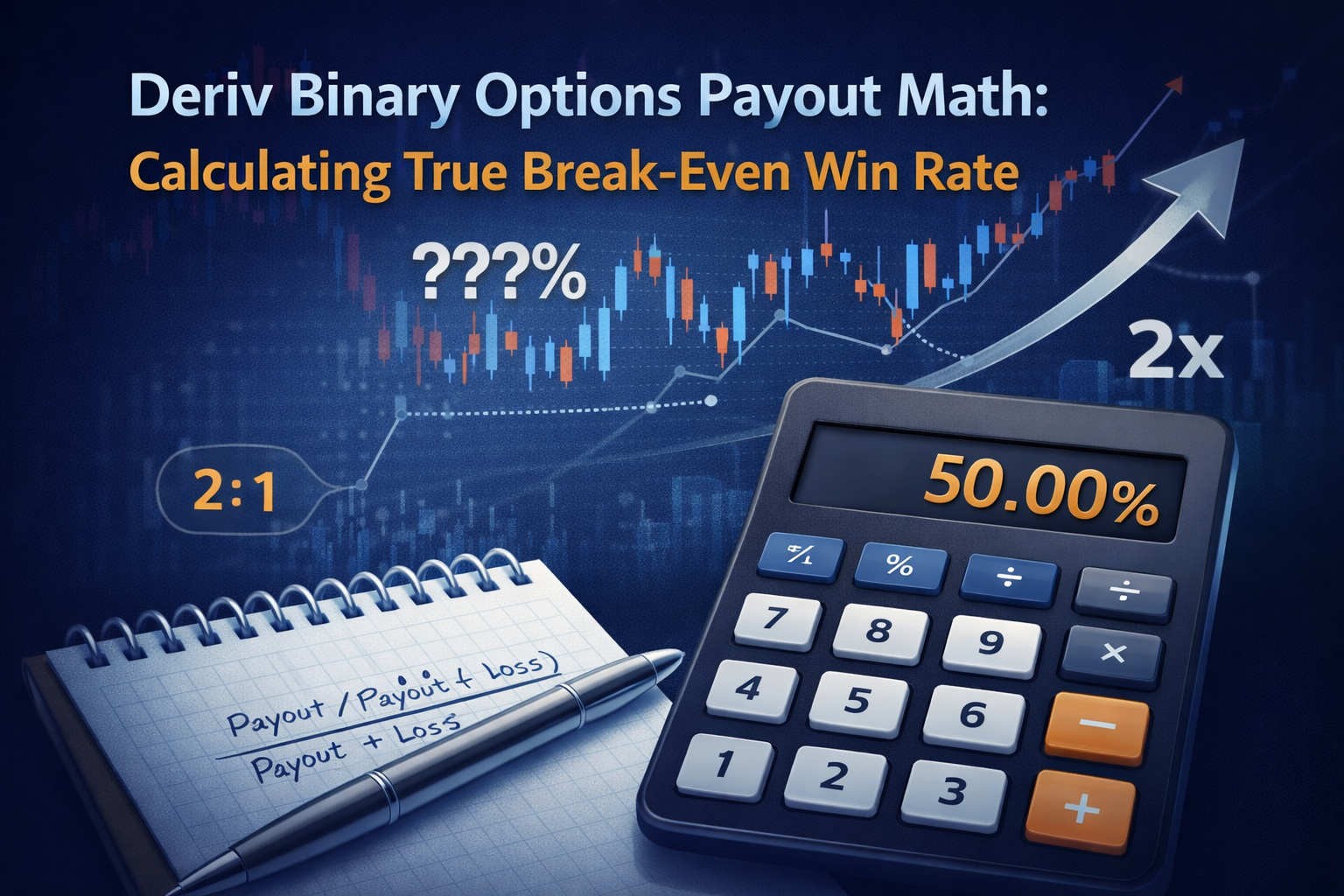 Deriv Binary Options Payout Math: Calculating True Break-Even Win Rate