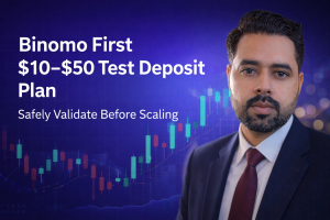 Binomo First $10–$50 Test Deposit Plan: The Safest Way to Validate the Platform Before Scaling